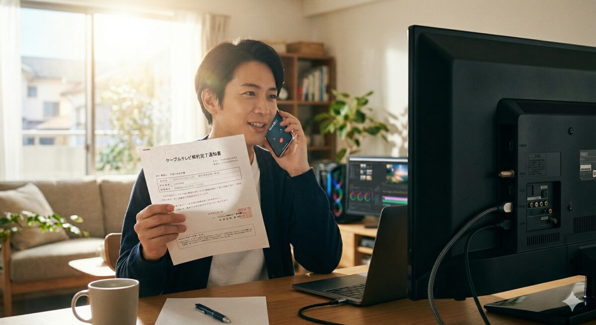 ケーブルテレビ解約を起点にNHKとの受信契約を解消する具体的戦略