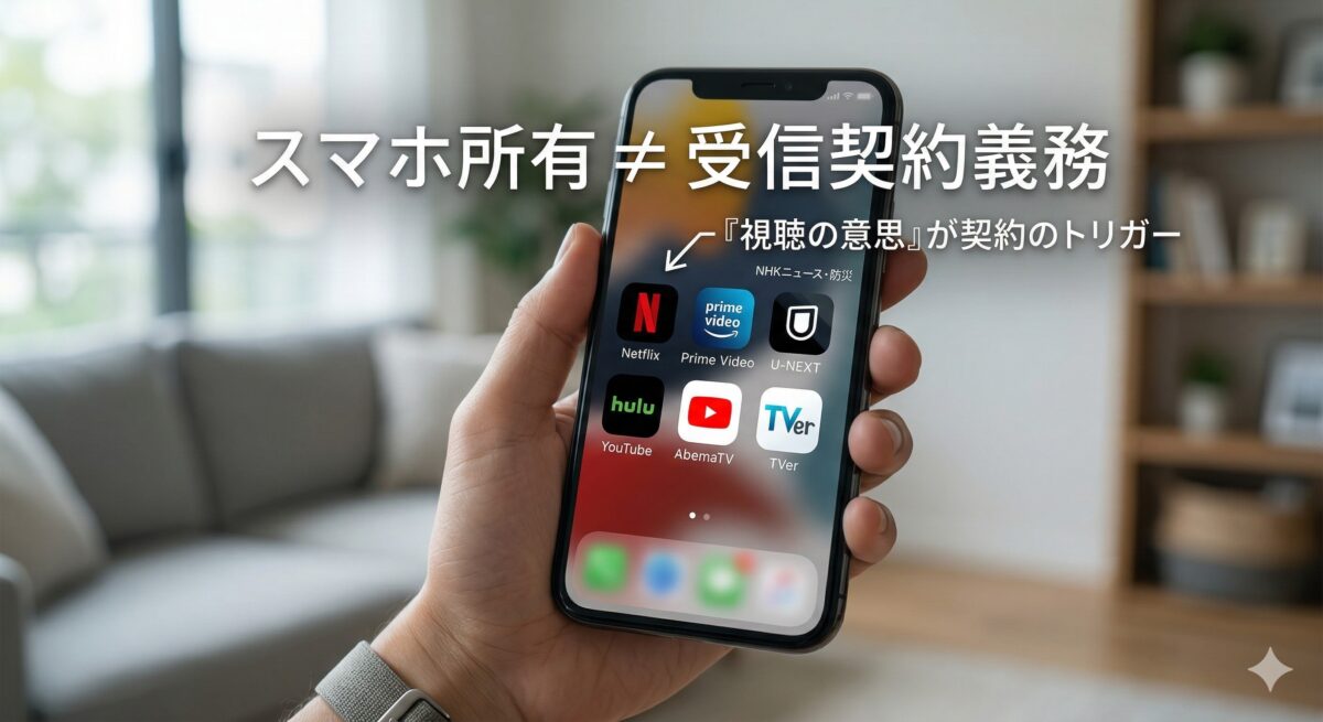 デバイスの所有と「視聴の意思」は別物
