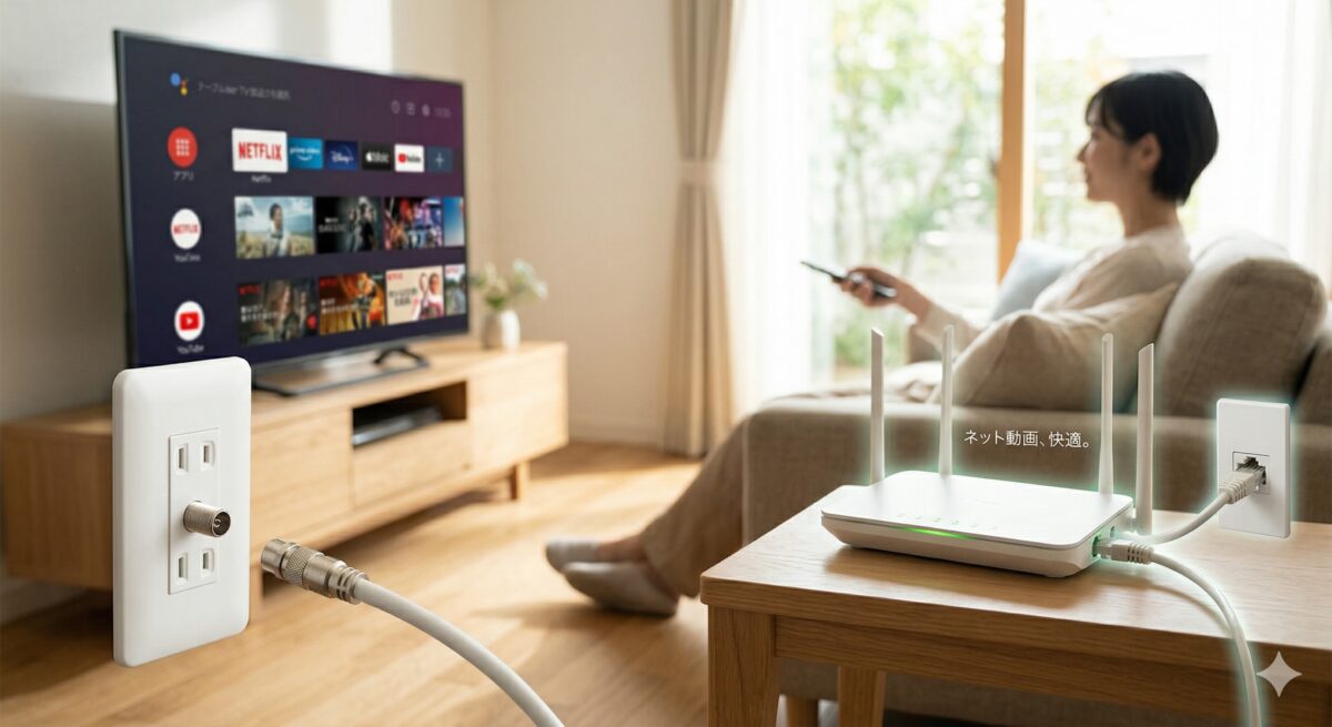 放送波という「外部インフラ」との接続が切れている