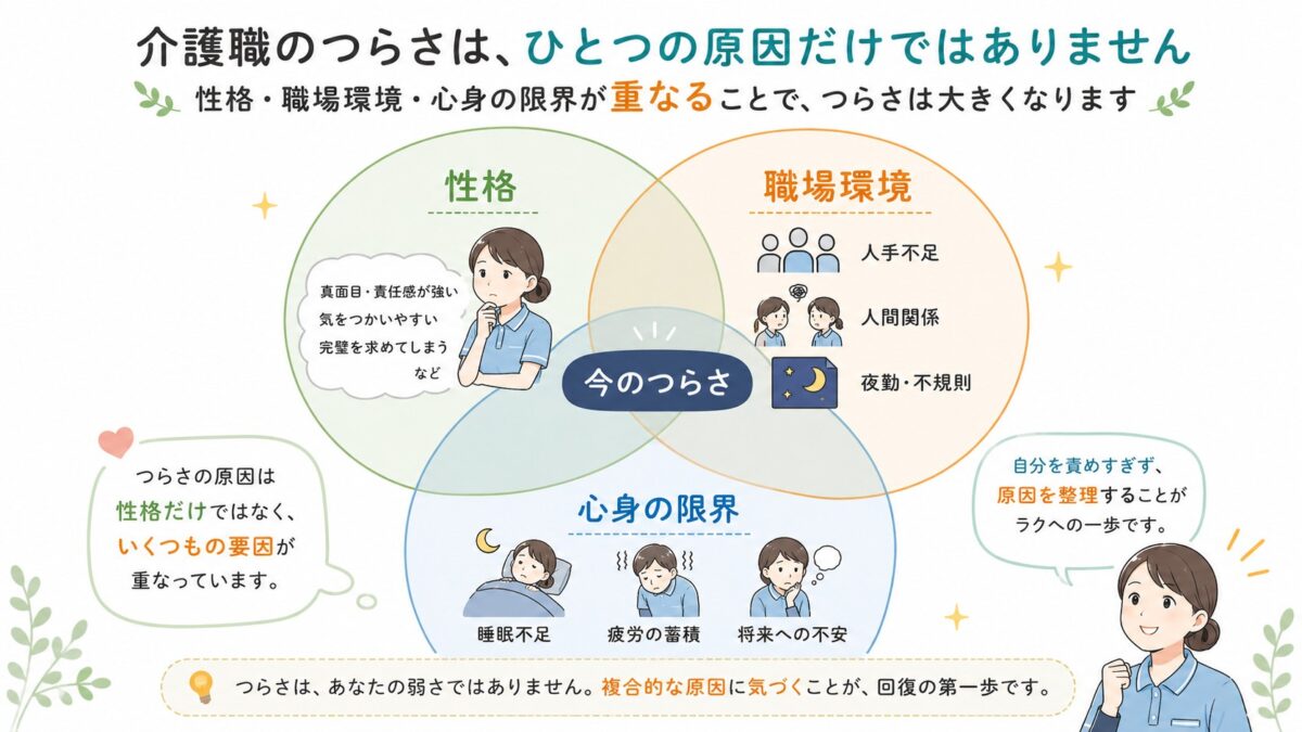 介護職の向き不向きを性格だけで決めない考え方
