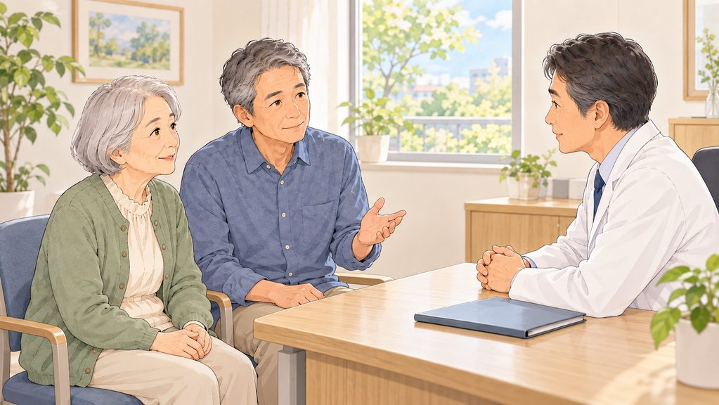 かかりつけ医と介護関係者へ早めに相談する