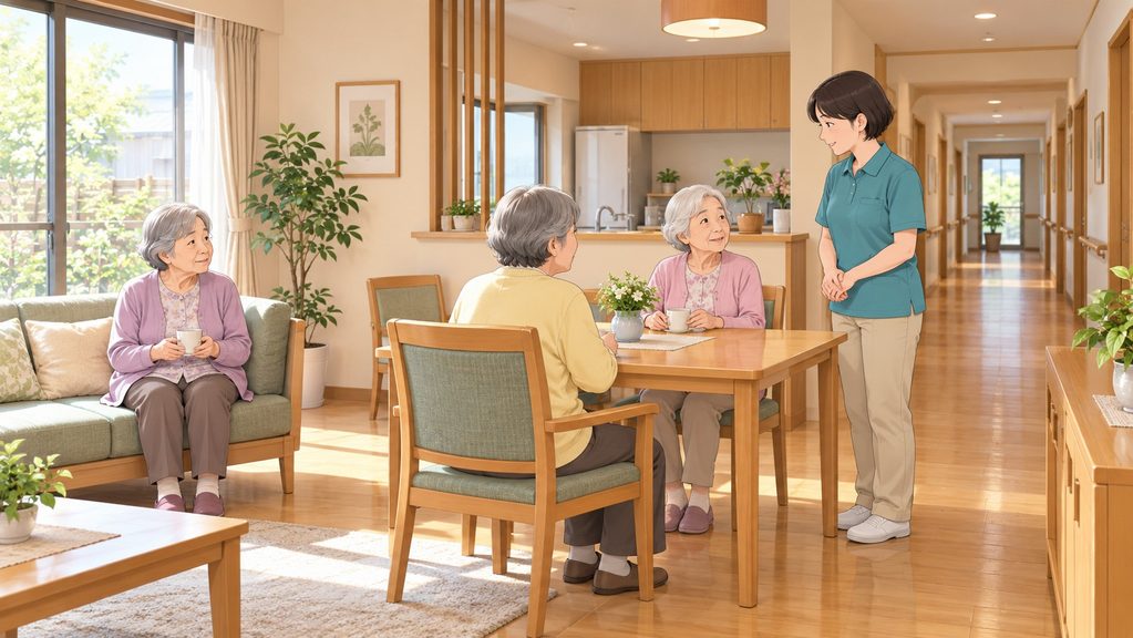 認知症グループホームは少人数で暮らす共同生活の場