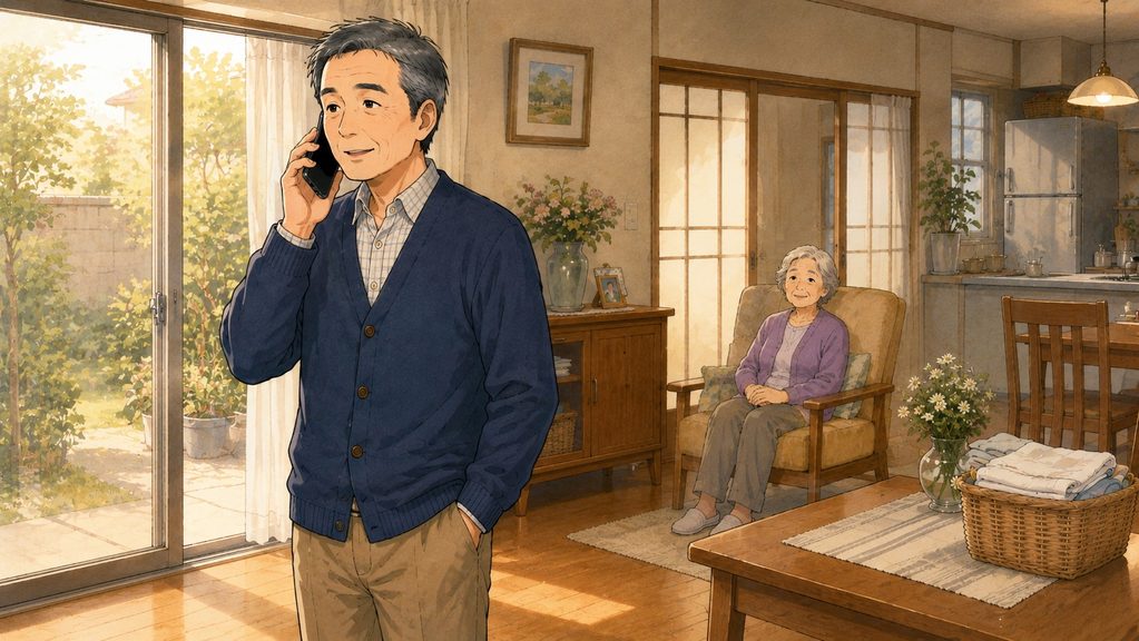 姉とは電話やLINEで介護状況を共有していた
