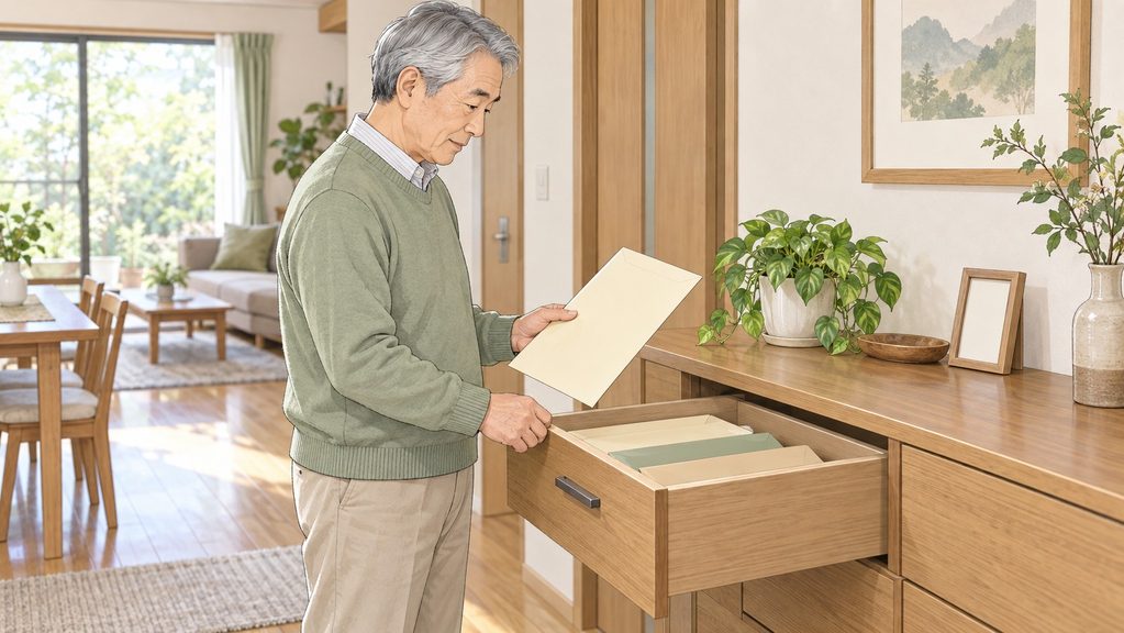 親の終活は、大切な書類の保管場所を確認するところから