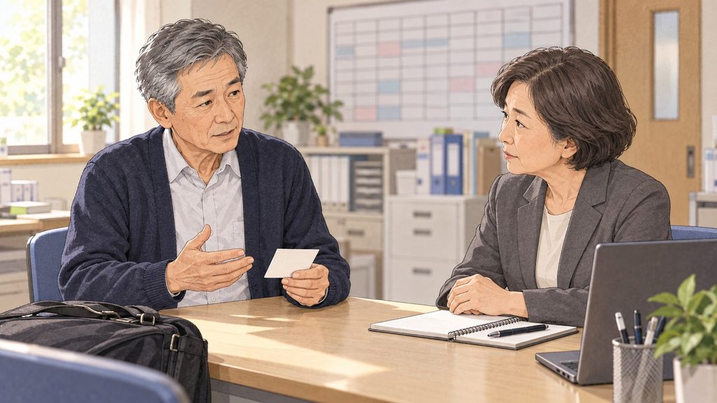 相談の順番① 勤務先へ介護に直面したことを伝える