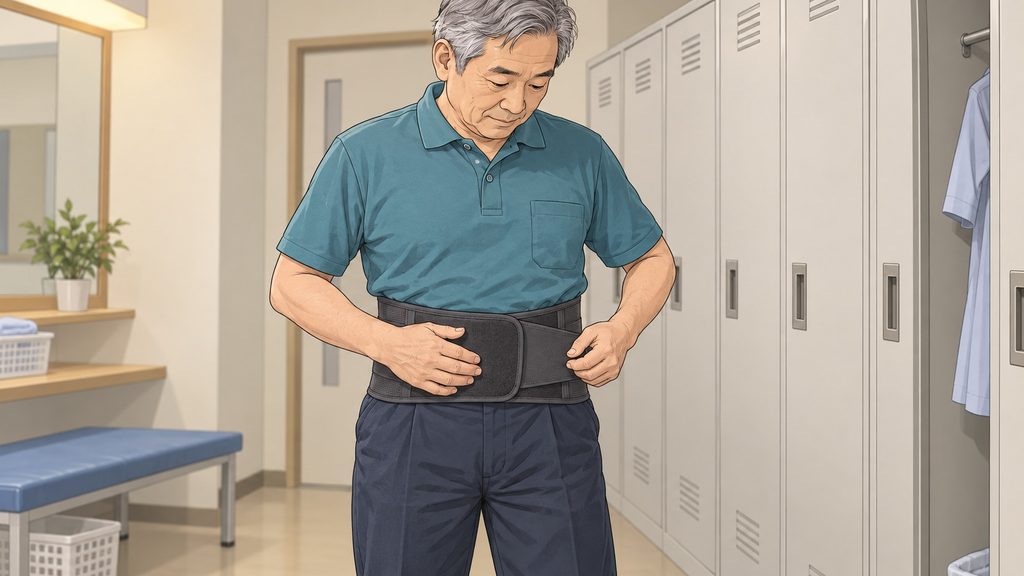 腰痛ベルトで楽になる実感と、動きにくさ