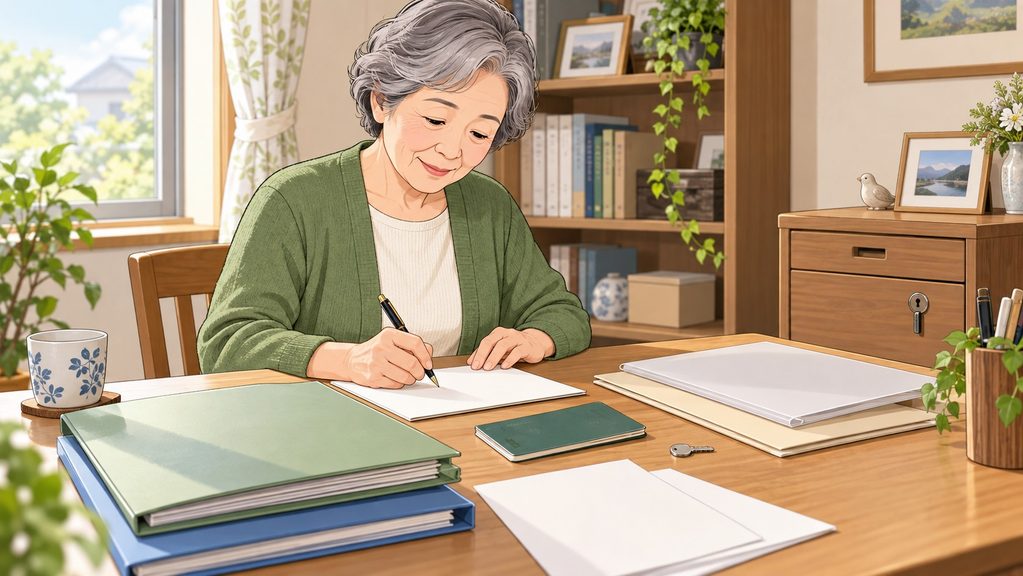 お金・書類・自分の希望を整理しておく