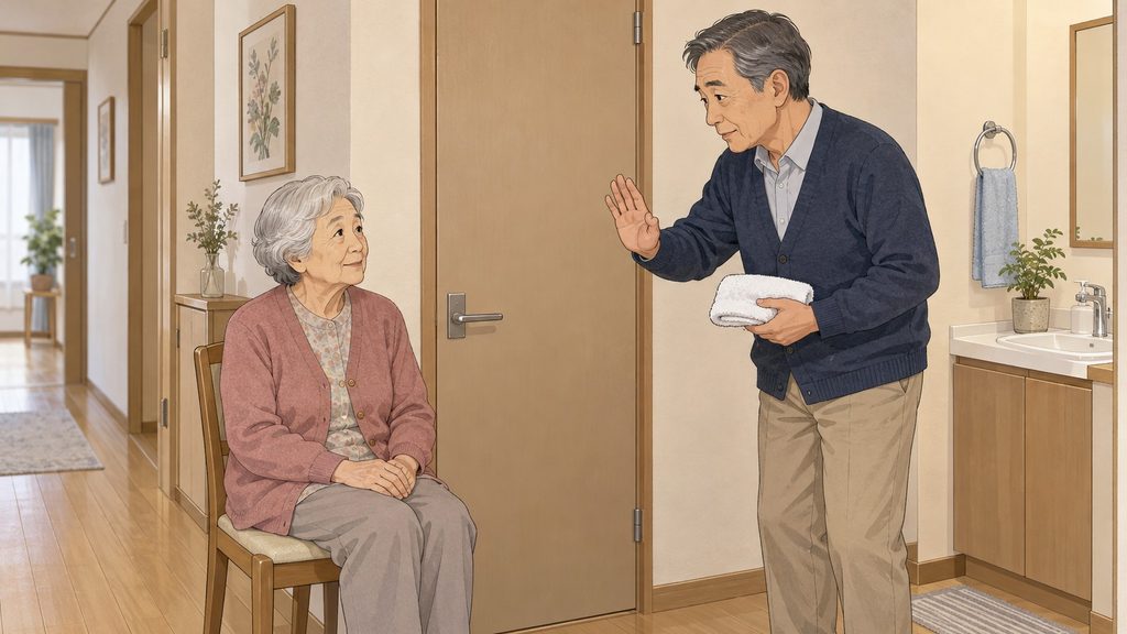母の排泄介助で、私が少し焦ったとき