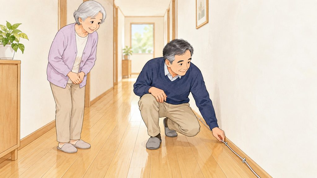 自宅の転倒予防は、便利グッズより先に生活動線を確認する