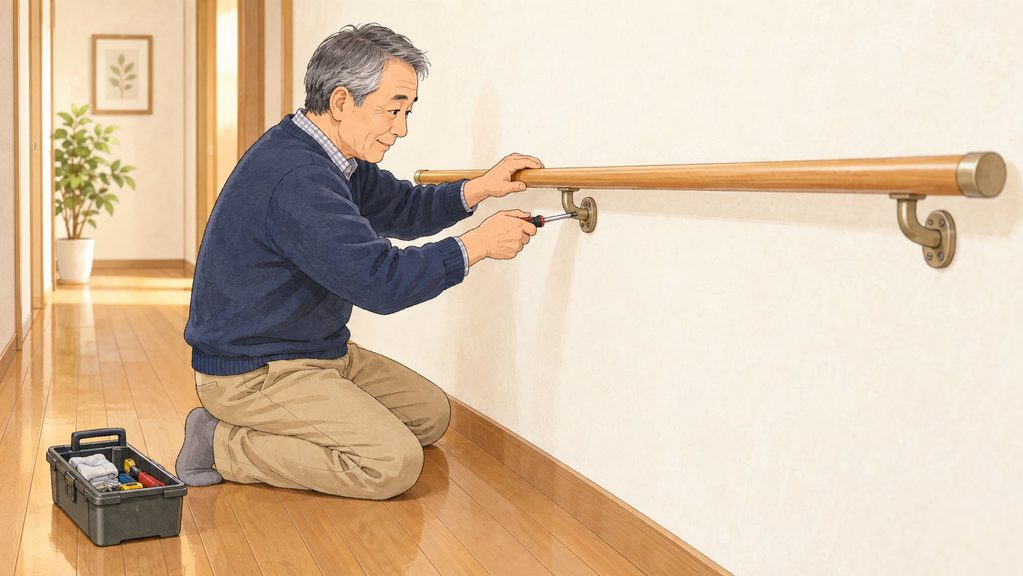 玄関での転倒から廊下の手すりを付けるまで