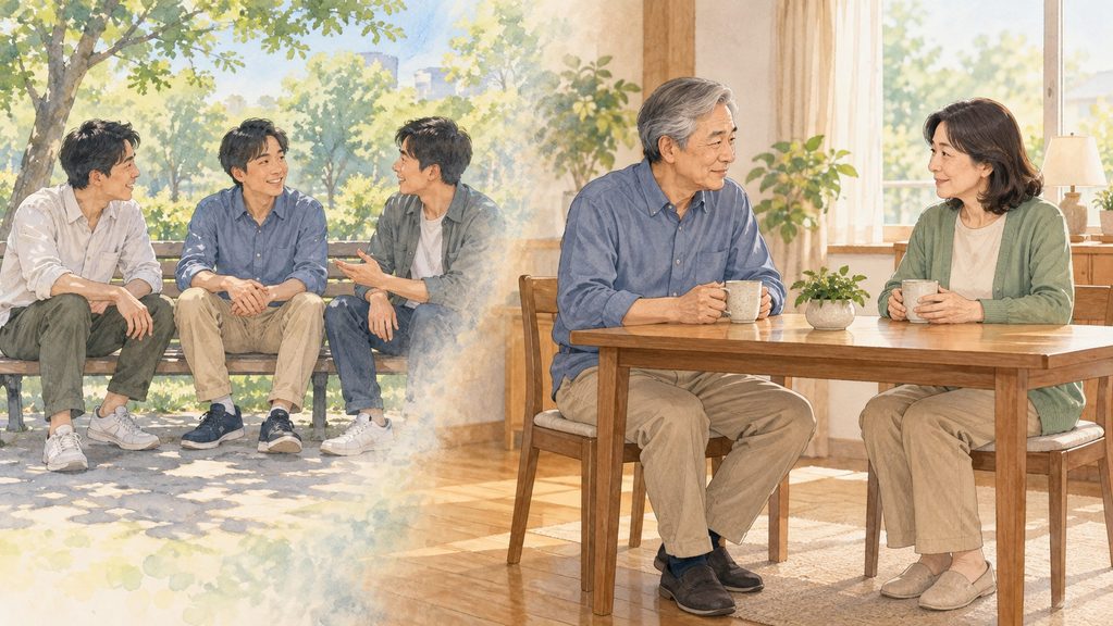 結婚後、家族優先の生活で友人は少しずつ減った