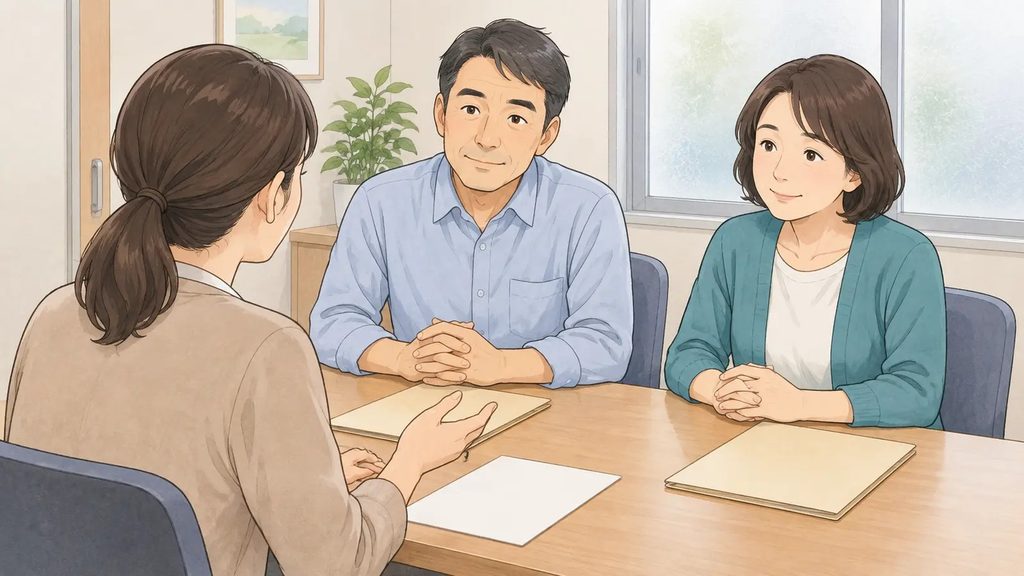 家族が担えることと、困ったときの相談先を確認する
